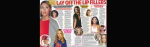 Celebrities such as Amy Childs told to lay of the lip fillers